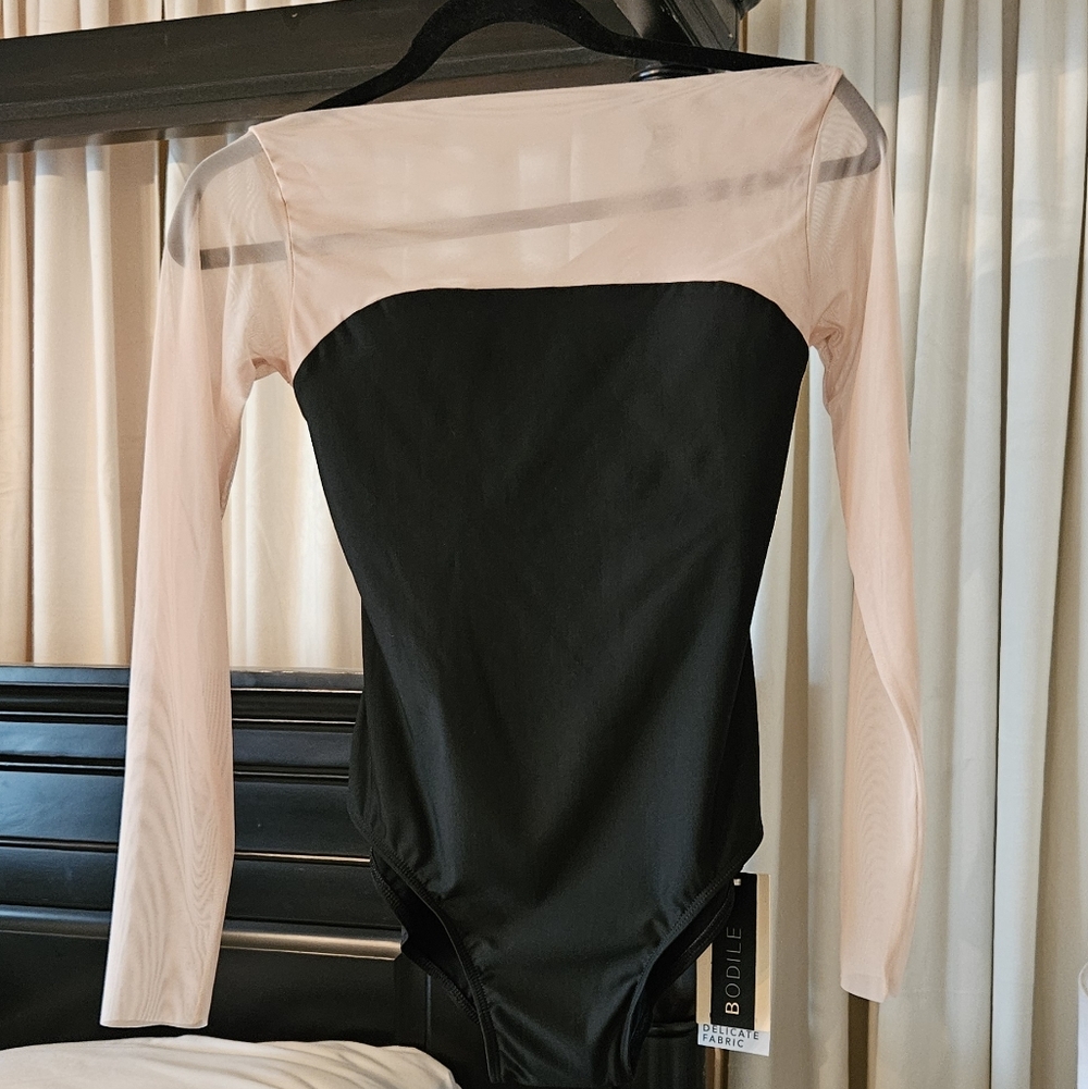 Bodile Black Gabrielle Leotard M/L